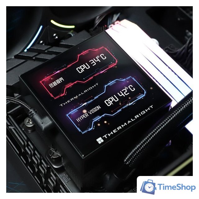 Система жидкостного охлаждения для процессора Thermalright Hyper Vision 360 UB ARGB (черный) - Изображение №9 — Интернет-магазин Time-Shop