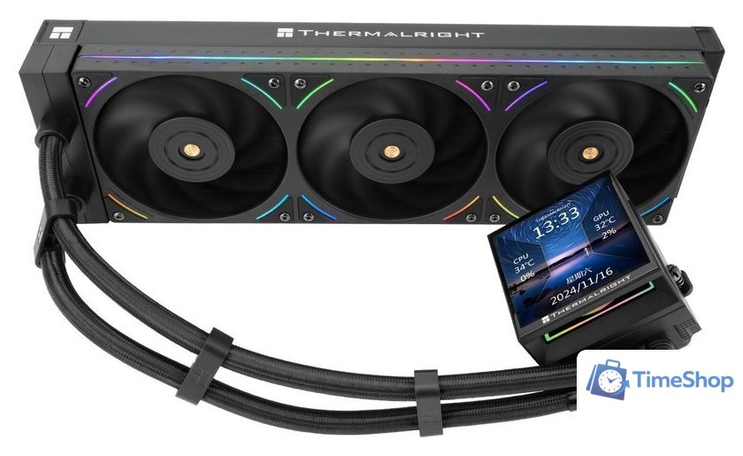 Система жидкостного охлаждения для процессора Thermalright Hyper Vision 360 UB ARGB (черный) - Изображение №4 — Интернет-магазин Time-Shop