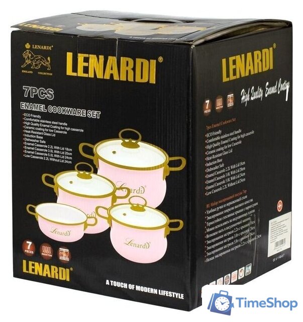 Набор кастрюль Lenardi Miguel 776-029 - Изображение №2 — Интернет-магазин Time-Shop