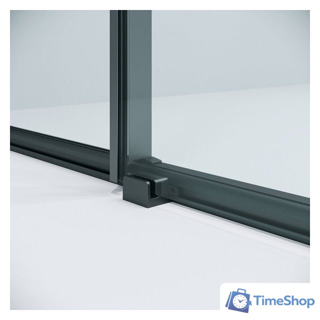 Душевая дверь Niagara Nova NG-34-9AGR 90x195 (графит/прозрачное стекло) - Изображение №6 — Интернет-магазин Time-Shop