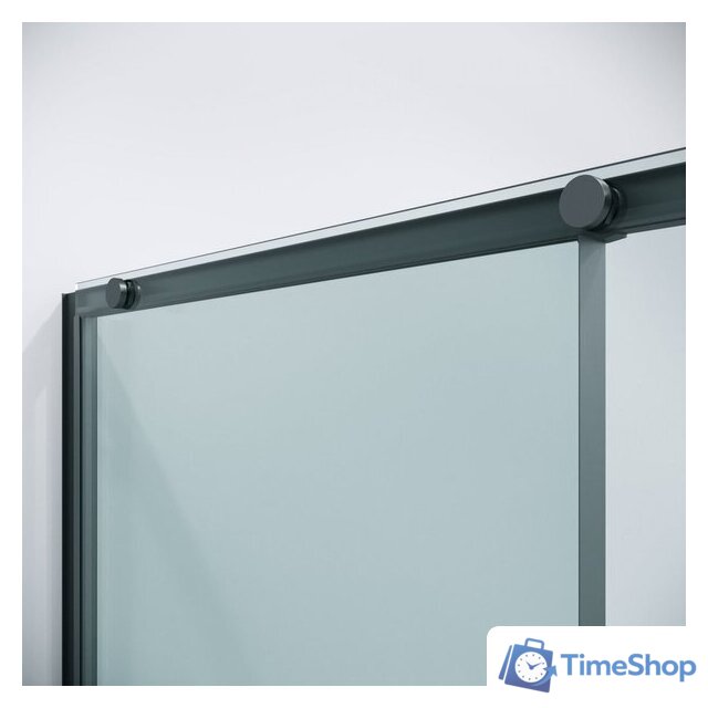Душевая дверь Niagara Nova NG-34-9AGR 90x195 (графит/прозрачное стекло) - Изображение №4 — Интернет-магазин Time-Shop