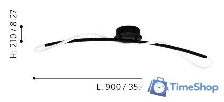 Припотолочная люстра Eglo Egidonella 99381 - Изображение №2 — Интернет-магазин Time-Shop