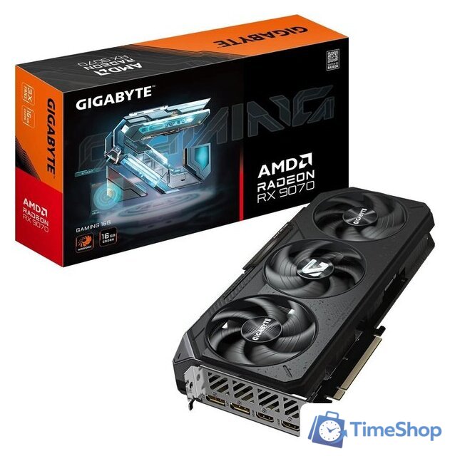 Видеокарта Gigabyte Radeon RX 9070 Gaming 16G GV-R9070GAMING-16GD - Изображение №11 — Интернет-магазин Time-Shop