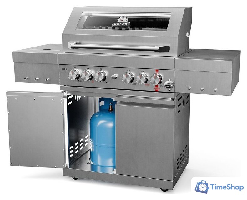 Газовый гриль для дачи Koler Krone S3 Silver KK-S3/S - Изображение №9 — Интернет-магазин Time-Shop