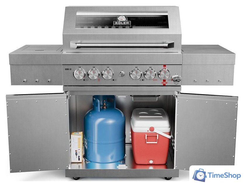 Газовый гриль для дачи Koler Krone S3 Silver KK-S3/S - Изображение №7 — Интернет-магазин Time-Shop