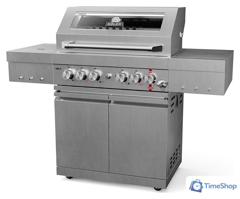 Газовый гриль для дачи Koler Krone S3 Silver KK-S3/S - Изображение №8 — Интернет-магазин Time-Shop