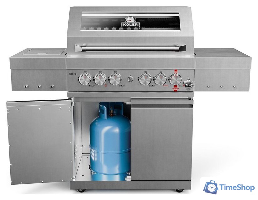 Газовый гриль для дачи Koler Krone S3 Silver KK-S3/S - Изображение №1 — Интернет-магазин Time-Shop