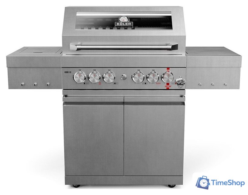 Газовый гриль для дачи Koler Krone S3 Silver KK-S3/S - Изображение №10 — Интернет-магазин Time-Shop