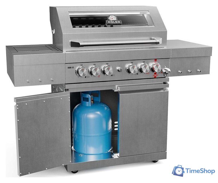 Газовый гриль для дачи Koler Krone S3 Silver KK-S3/S - Изображение №13 — Интернет-магазин Time-Shop