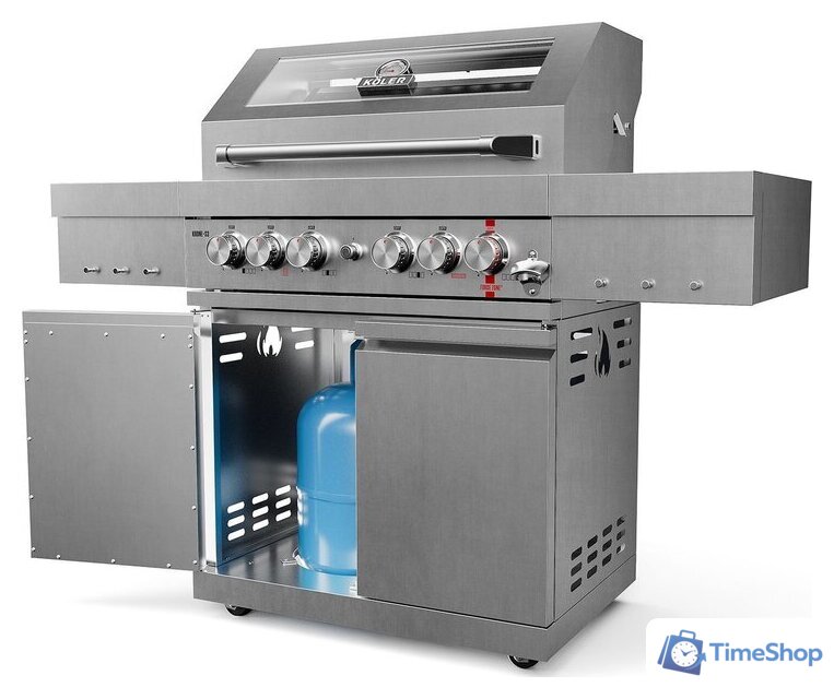 Газовый гриль для дачи Koler Krone S3 Silver KK-S3/S - Изображение №14 — Интернет-магазин Time-Shop