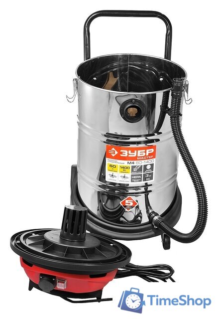 Пылесос Зубр ПУ-60-1400 М4 - Изображение №4 — Интернет-магазин Time-Shop
