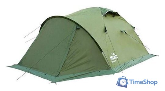 Экспедиционная палатка TRAMP Mountain 4 v2 (зеленый) - Изображение №1 — Интернет-магазин Time-Shop
