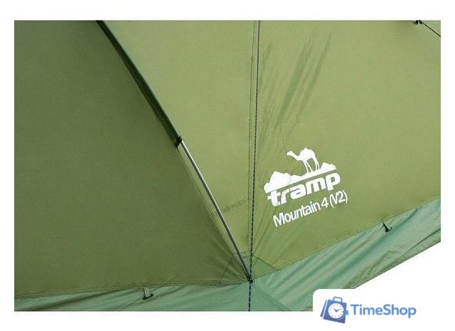 Экспедиционная палатка TRAMP Mountain 4 v2 (зеленый) - Изображение №9 — Интернет-магазин Time-Shop