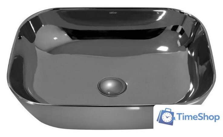 Умывальник Abber Rechteck AC2200GS (серебристый) - Изображение №3 — Интернет-магазин Time-Shop