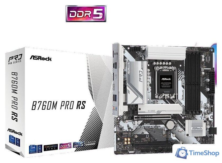 Материнская плата ASRock B760M Pro RS - Изображение №6 — Интернет-магазин Time-Shop