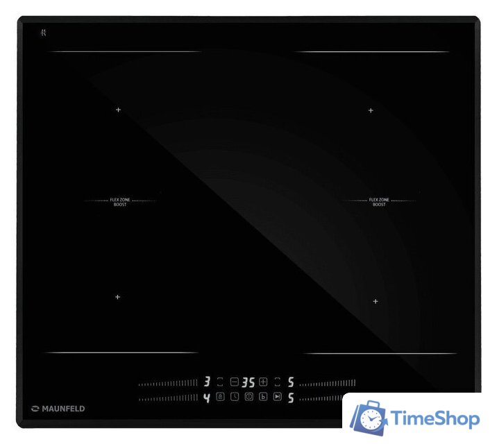 Варочная панель MAUNFELD AVI6044SSFBK - Изображение №2 — Интернет-магазин Time-Shop