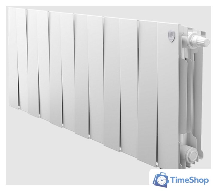 Биметаллический радиатор Royal Thermo PianoForte 300 Bianco Traffico VDR (12 секций) - Изображение №2 — Интернет-магазин Time-Shop