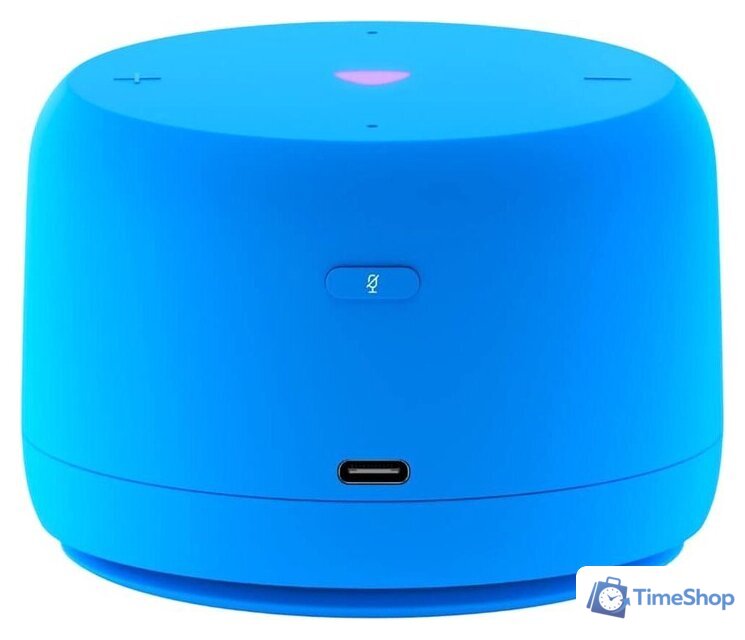 Умная колонка Яндекс Станция Лайт 2 без часов (синий) - Изображение №4 — Интернет-магазин Time-Shop