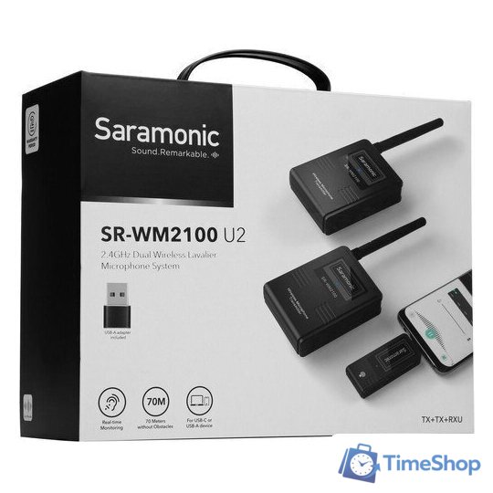 Радиосистема Saramonic SR-WM2100 U2 (TX+TX+RX) - Изображение №12 — Интернет-магазин Time-Shop