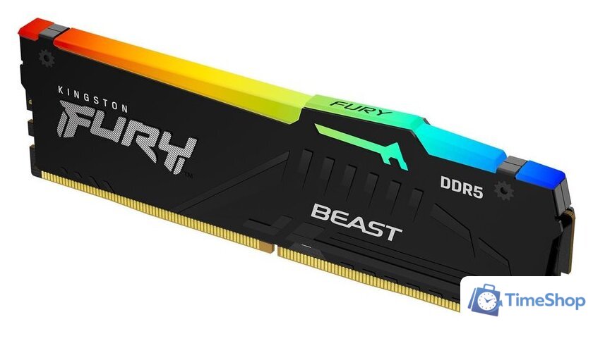 Оперативная память Kingston FURY Beast RGB 32ГБ DDR5 5200 МГц KF552C40BBA-32 - Изображение №2 — Интернет-магазин Time-Shop