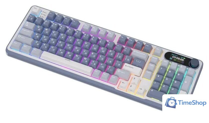 Клавиатура Royal Kludge RK-S98 RGB Ocean Blue (RK Cream) - Изображение №5 — Интернет-магазин Time-Shop