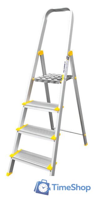 Лестница-стремянка Алюмет АS 704 (4 ступени) - Изображение №1 — Интернет-магазин Time-Shop