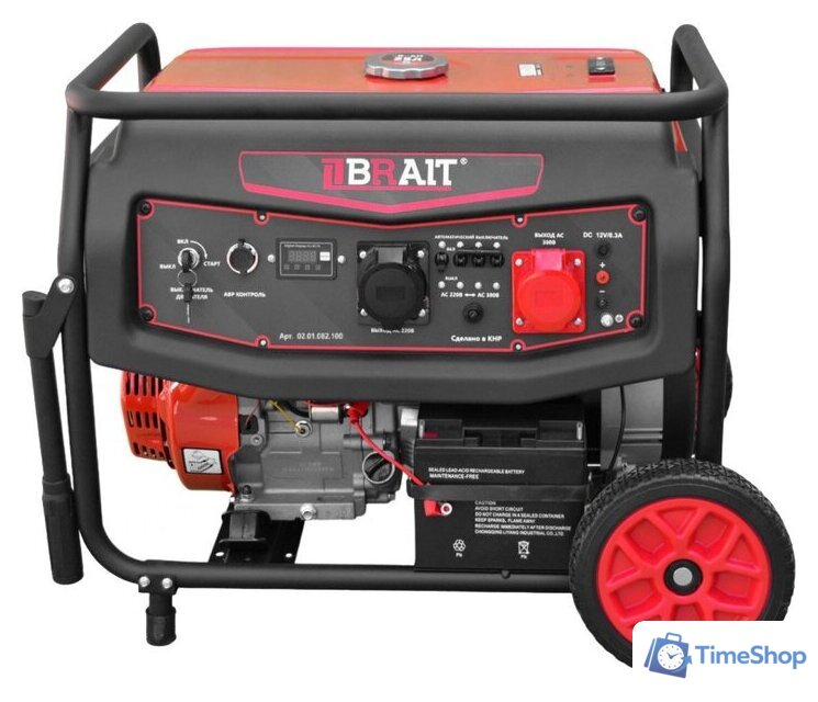 Бензиновый генератор Brait BR11000VE2 - Изображение №5 — Интернет-магазин Time-Shop