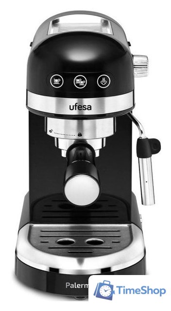 Рожковая кофеварка Ufesa Palermo Black - Изображение №1 — Интернет-магазин Time-Shop