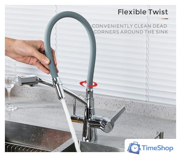 Смеситель Gappo G4398-17 - Изображение №3 — Интернет-магазин Time-Shop