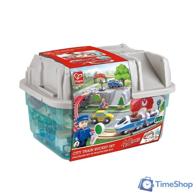 Набор железной дороги Hape Городской поезд E3771 - Изображение №4 — Интернет-магазин Time-Shop