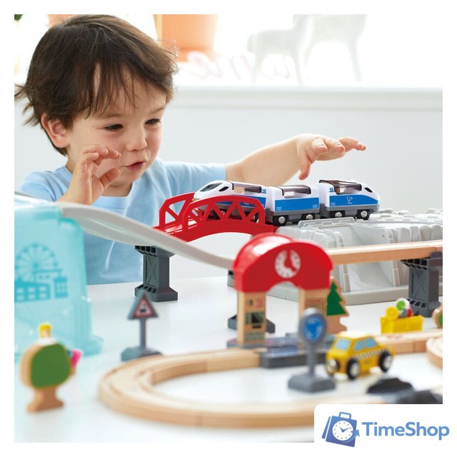 Набор железной дороги Hape Городской поезд E3771 - Изображение №2 — Интернет-магазин Time-Shop