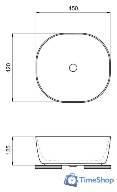 Умывальник Wellsee Belle Spa 2.0 335805000 - Изображение №9 — Интернет-магазин Time-Shop