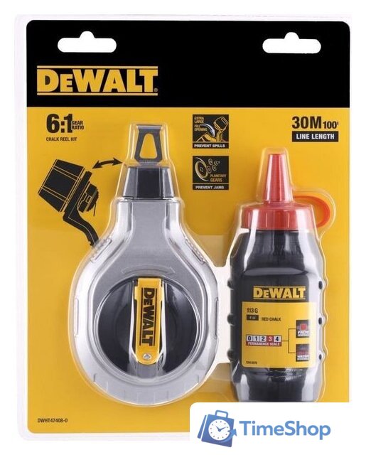 Шнур разметочный DeWalt DWHT47408-0 - Изображение №6 — Интернет-магазин Time-Shop