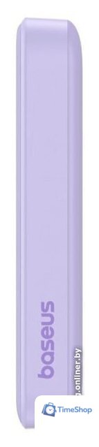 Внешний аккумулятор Baseus Magnetic Mini Air Wireless Fast Charge Power Bank 20W 10000mAh (сиреневый) - Изображение №5 — Интернет-магазин Time-Shop