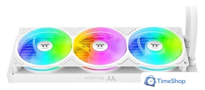 Система жидкостного охлаждения для процессора Thermaltake TH360-S V3 ARGB Sync Snow Edition CL-W472-PL12SW-A - Изображение №4 — Интернет-магазин Time-Shop