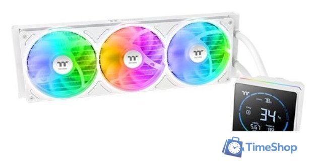 Система жидкостного охлаждения для процессора Thermaltake TH360-S V3 ARGB Sync Snow Edition CL-W472-PL12SW-A - Изображение №1 — Интернет-магазин Time-Shop