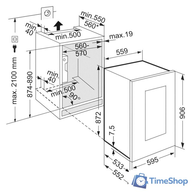 Винный шкаф Liebherr EWTgw 1683 Vinidor - Изображение №6 — Интернет-магазин Time-Shop