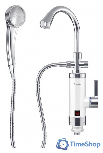 Проточный электрический водонагреватель кран+душ Thermex Focus 3000 - Изображение №1 — Интернет-магазин Time-Shop