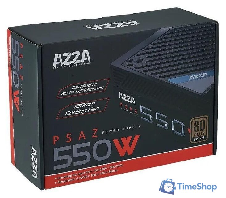 Блок питания AZZA PSAZ-550W - Изображение №5 — Интернет-магазин Time-Shop