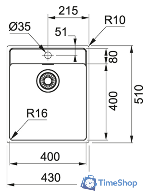Кухонная мойка Franke Maris MRX 210-40 TL 127.0544.021 - Изображение №2 — Интернет-магазин Time-Shop