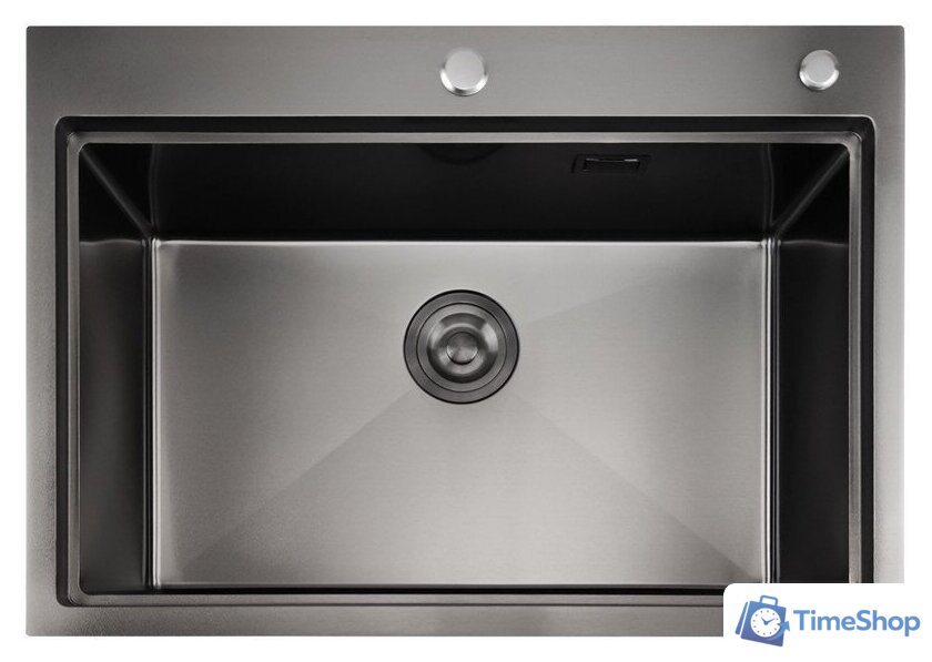 Кухонная мойка Stellar S6050NB-A (нано черный, c доской) - Изображение №5 — Интернет-магазин Time-Shop