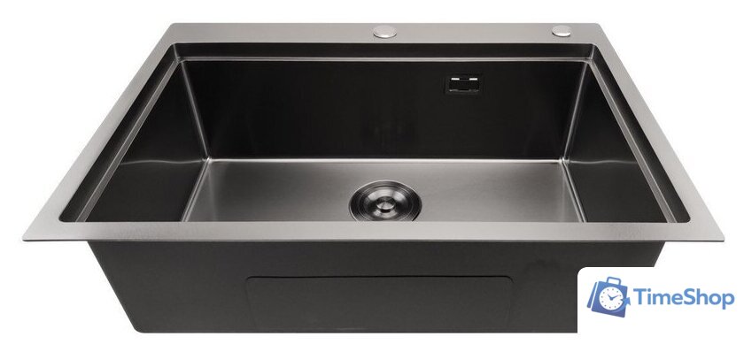 Кухонная мойка Stellar S6050NB-A (нано черный, c доской) - Изображение №7 — Интернет-магазин Time-Shop