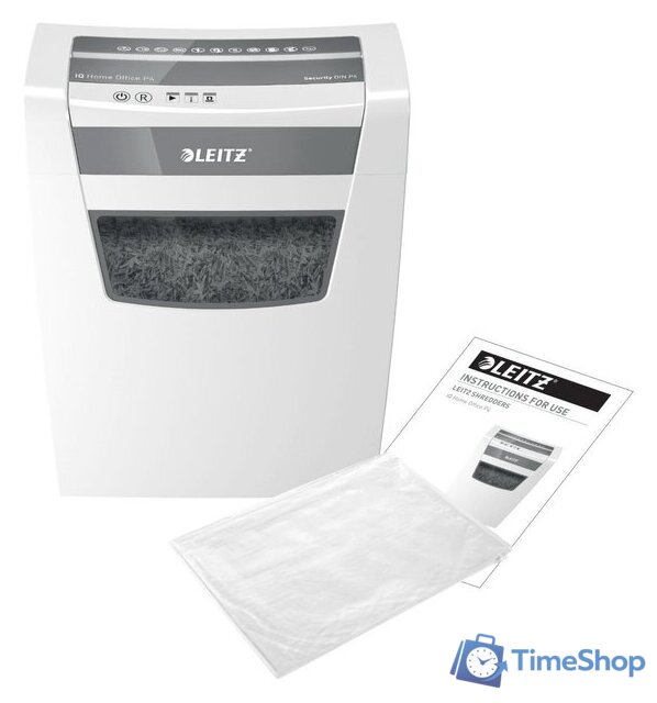 Шредер Leitz IQ Home Office P4 - Изображение №8 — Интернет-магазин Time-Shop