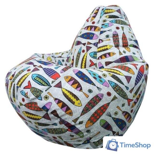 Кресло-мешок Flagman Груша Мега Г3.4-131 Сантона А01 - Изображение №1 — Интернет-магазин Time-Shop