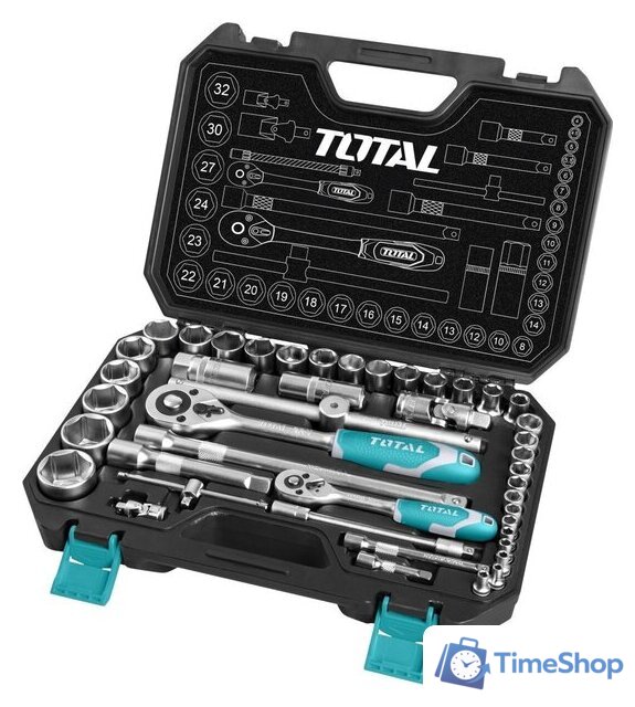 Универсальный набор инструментов Total THT421441 (44 предмета) - Изображение №1 — Интернет-магазин Time-Shop