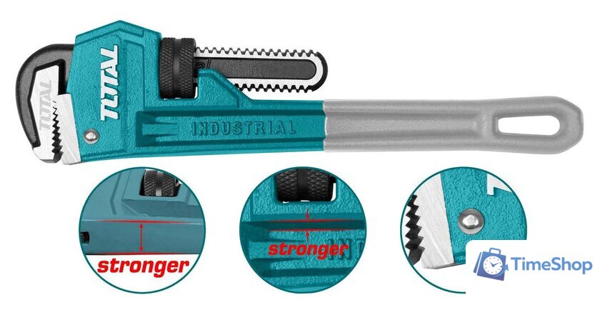 Ключ трубный Total THT171486 - Изображение №1 — Интернет-магазин Time-Shop