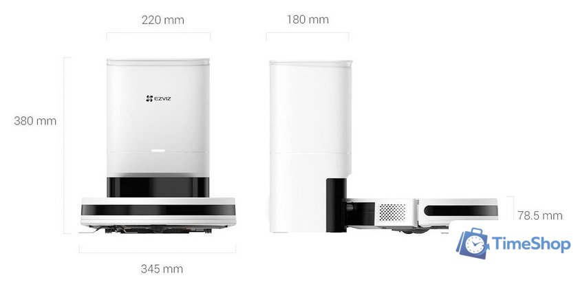 Робот-пылесос Ezviz RC3 Plus - Изображение №2 — Интернет-магазин Time-Shop