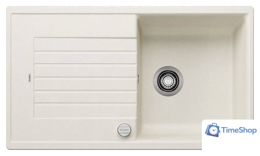 Кухонная мойка Blanco Zia 5 S 527203 (мягкий белый, клапан-автомат) - Изображение №1 — Интернет-магазин Time-Shop