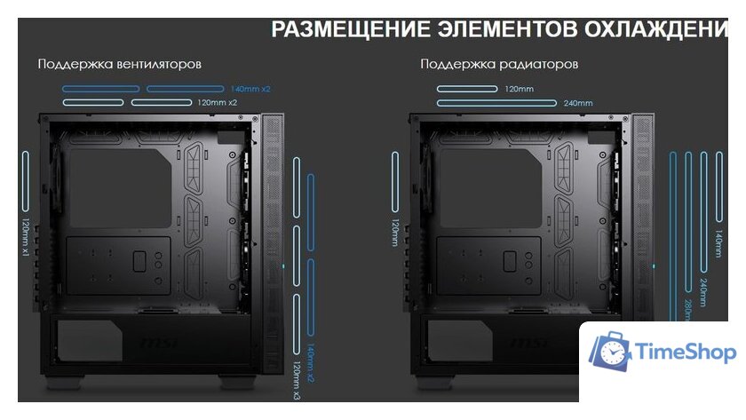 Корпус MSI MPG Sekira 100R - Изображение №9 — Интернет-магазин Time-Shop