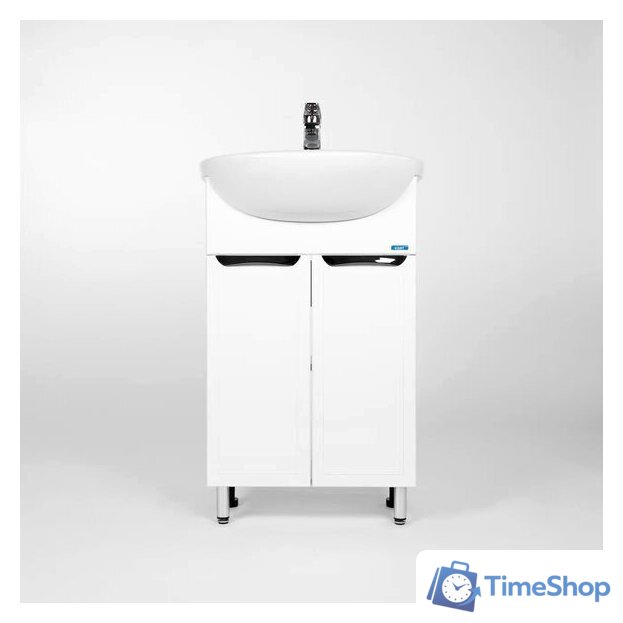  Viant Тумба Лима с умывальником Erica 55 VLIM55ER-T2ST+S-UM-ERI-55-1-W - Изображение №3 — Интернет-магазин Time-Shop